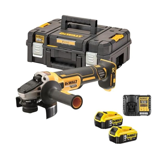 DEWALT DCG405P2-QW 18V 125MM BRUSHLESS SLIDE SAG KIT