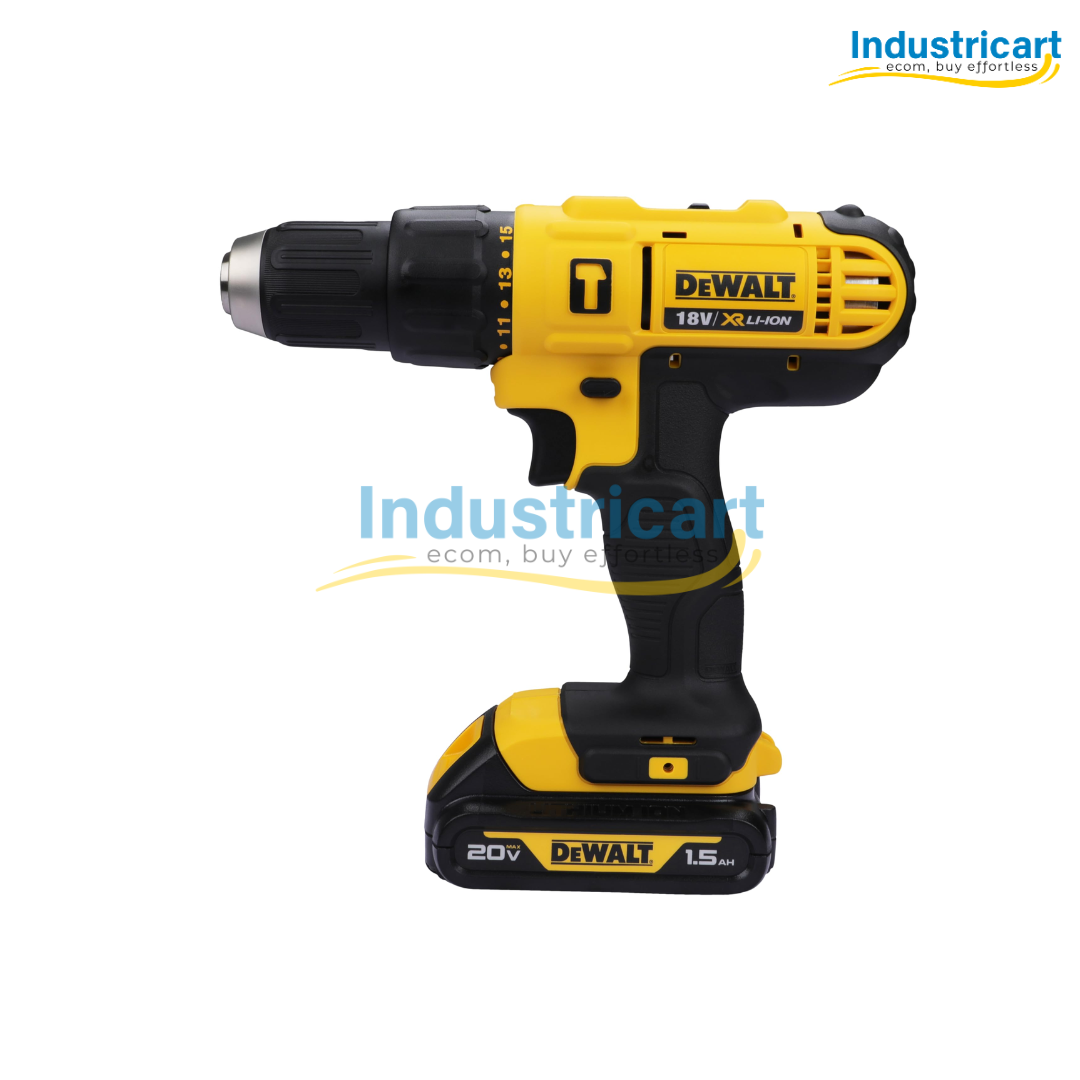 DeWalt DCD776S2-IN 18V, 1.5Ah, 13mm Hammer Drill Driver