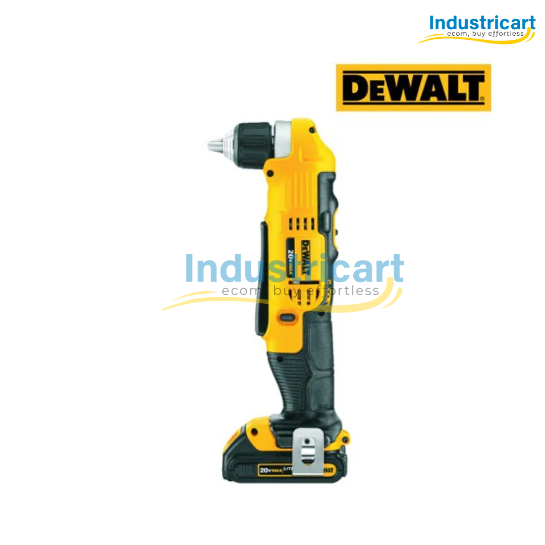 DeWalt DCD740C1-QW 18V, 1.5Ah, 10mm Right Angle Drill Driver